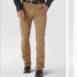 Wrangler Men’s Tan slim fit jeans